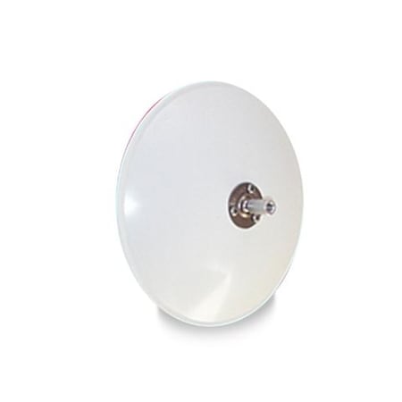 Velvac 8" Polypropylene Convex P.O. White 723103